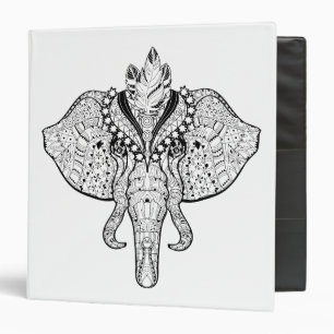 Classeur Griffonnage d'éléphant de cirque