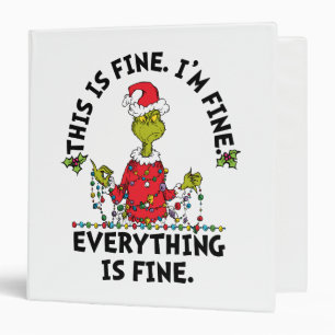 Classeur Grinch Tout va bien