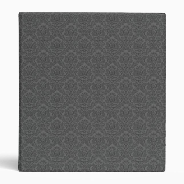 Classeur gris de damassé (Devant)