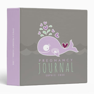 Classeur Grosse baleine pourpre enceinte Baby Girl Pregnanc