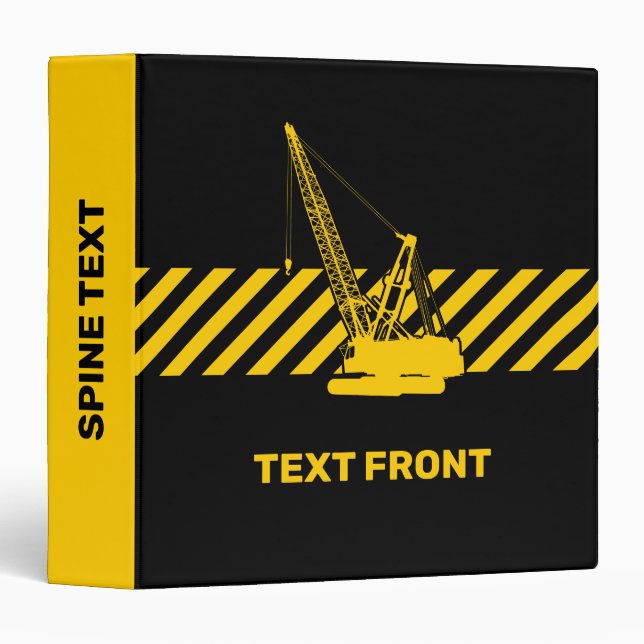 Classeur Grue de construction (Devant/Côté)