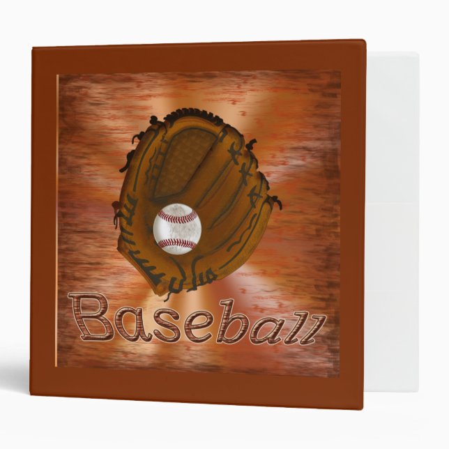 Classeur GRUNGE frais de carte de base-ball (Devant/intérieur)