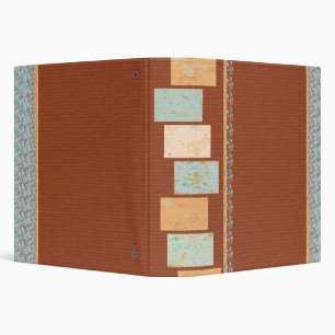 Classeur Grunge moderne de bloc de couleur