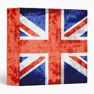 Classeur Grunge Royaume-Uni Drapeau 6