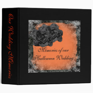 Classeur Guestbook de mariage de Halloween