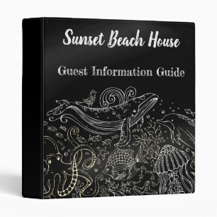 Classeur Guide de location Chalkboard Beach House