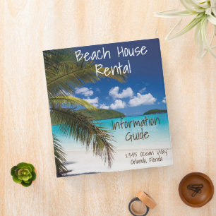 Classeur Guide de location de maison de vacances à la plage