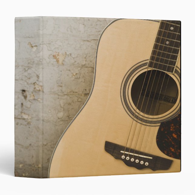 Classeur Guitare et briques (Devant/Côté)