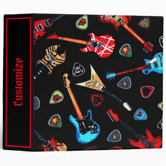 Classeur Guitares rock électriques