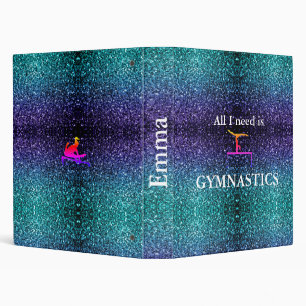 CLASSEUR GYMNASTIQUE PERSONNALISÉ avec VOTRE NOM!