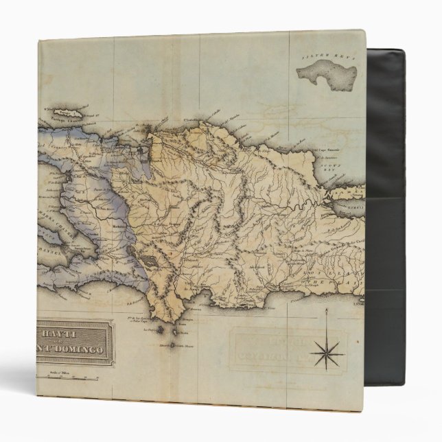 Classeur Haïti ou Saint-Domingue (Devant/Intérieur)