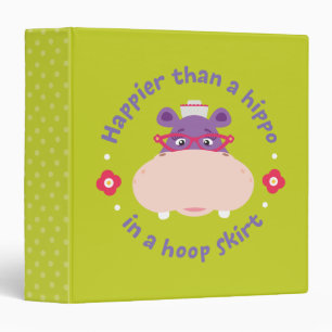 Classeur Hallie - Plus heureux qu'un hippopotame dans une j