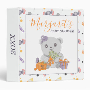 Classeur Halloween Citrouille Bear cub Little Boo Baby show