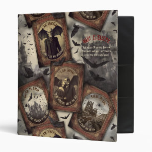 Classeur Halloween gothique vintage Dracula