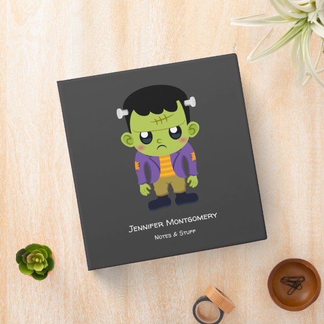 Classeur Halloween monstre Frankenstein Green (In Situ)