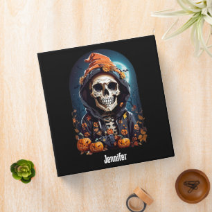 Classeur Halloween squelette déplaisant