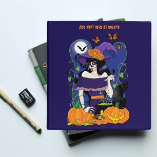 Classeur Halloween Witch Sugar Skull