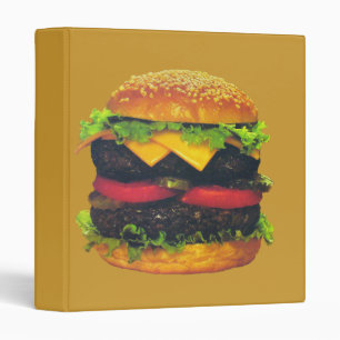 Classeur Hamburger de luxe double au fromage