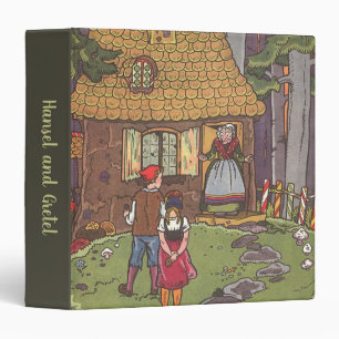 Classeur Hansel et Gretel, Conte de fées vintage de Hauman