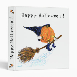 Classeur Happy Halloween sorcière Citrouille Volant Chambre