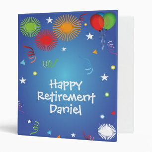 Classeur Happy Retirement memories scrapbook
