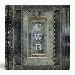 Classeur Harbybrow Lakeside Vieux Livre Monogramme