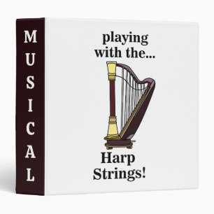 Classeur Harpe musicale Instrument Harpe