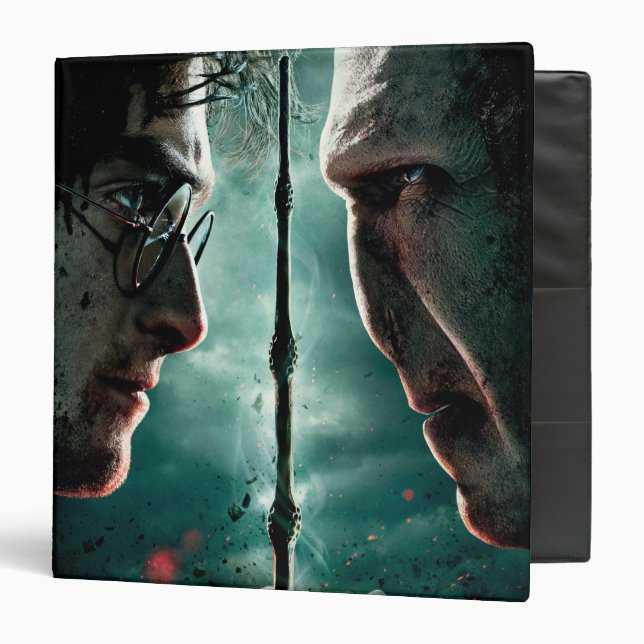 Classeur Harry Potter 7 Partie 2 - Harry vs Voldemort (Devant/Intérieur)