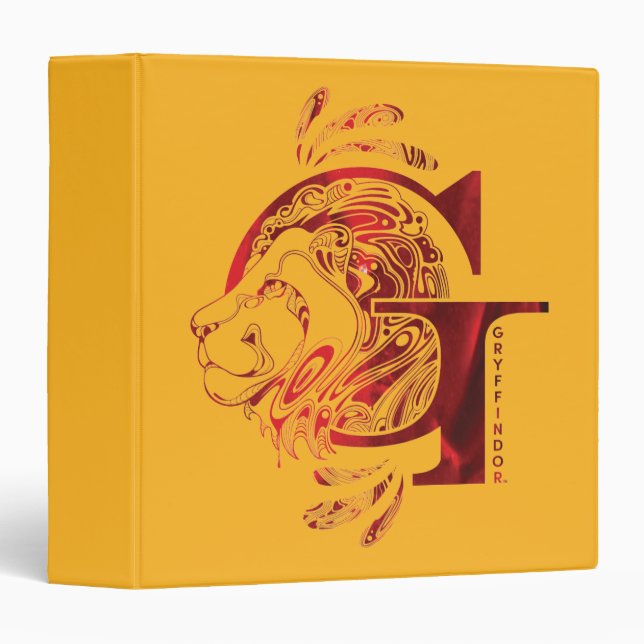 Classeur Harry Potter | Aguamenti GRYFFINDOR™ Graphique (Devant/Côté)
