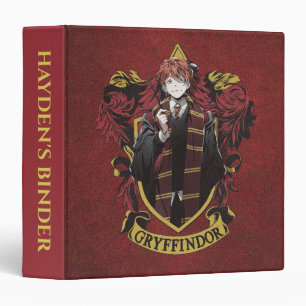 Classeur HARRY POTTER™   Anime Ron Weasley House Crest