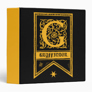 Classeur Harry Potter   Bannière Monogramme de Gryffindor