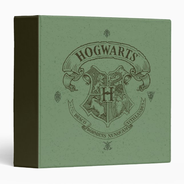 Classeur Harry Potter | Blason de Poudlard (Devant/Côté)