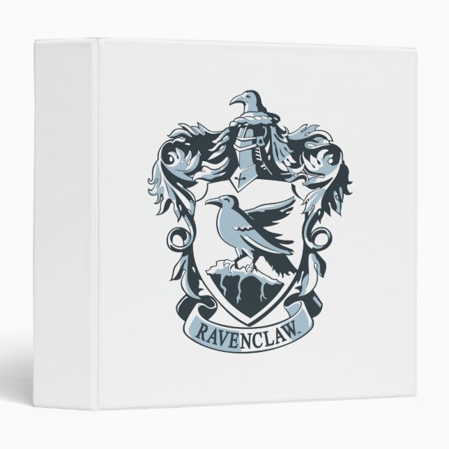 Classeur Harry Potter | Blason Moderne de Ravenclaw (Devant/Côté)