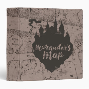 Classeur Harry Potter   Château HOGWARTS™ Carte du Maraudeu