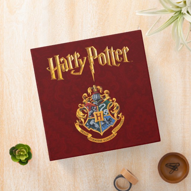Classeur Harry Potter | Cimier de Poudlard - Couleur complè (In Situ)
