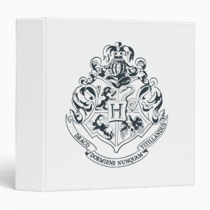Classeur Harry Potter   Cimier de Poudlard - noir et blanc