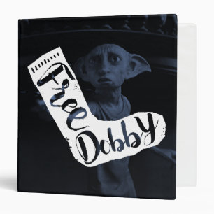 Classeur Harry Potter   "Free Dobby" Sock Typography