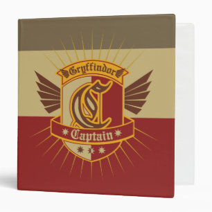Classeur Harry Potter Gryffindor QUIDDITCH � capitaine Em