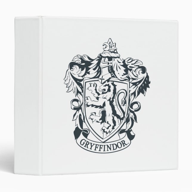 Classeur Harry Potter | Gryffindor Stencil Esquisse (Devant/Côté)