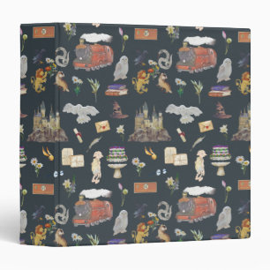 Classeur HARRY POTTER™   Motif icônes