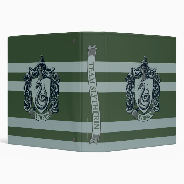 Classeur Harry Potter | Retro Mighty Slytherin Crest (Arrière-plan)
