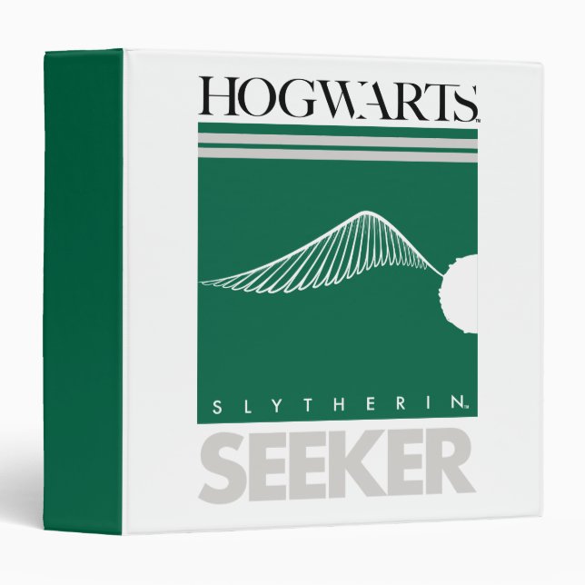 Classeur Harry Potter | SLYTHERIN™ House Quidditch Seeker (Devant/Côté)
