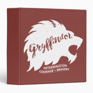 Classeur Harry Potter   Typographie Silhouette GRYFFINDOR™