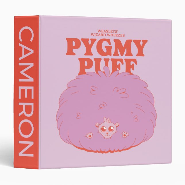 Classeur HARRY POTTER™ | Weasley's Wizard Pygmy Puff (Devant/Côté)