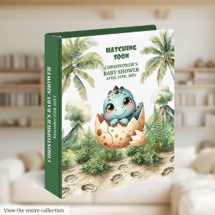 Classeur Hatching Bientôt Boy Album Personnalisé Dino Egg