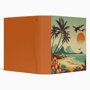 Classeur Hawaï vintage/tropical