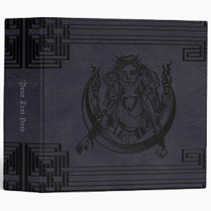 Classeur Hecate Dark Goddess Purple Pagan Livre des Ombres