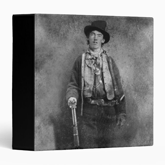 Classeur Henry McCarty, Billy, l'hors-la-loi de l'Ancien Ou (Devant/Côté)