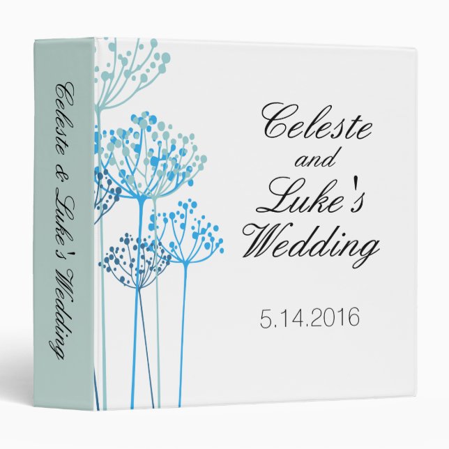 Classeur Herbal Rhapsody Mariage (Devant/Côté)