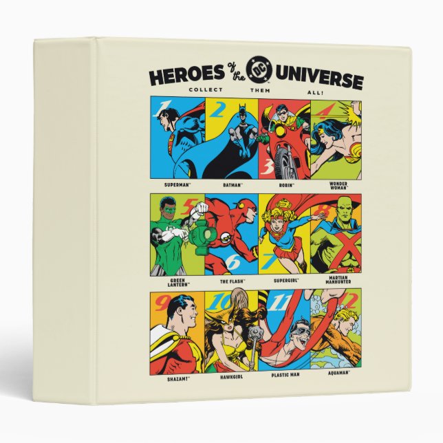 Classeur Heroes of the DC™ Universe (Devant/Côté)